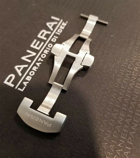 panerai deployant clasp replica|authentic panerai watch straps.